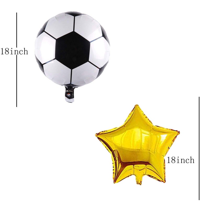 ALY Soccer Party Balloons Supplier - 5PCS Championship Trophy and Soccer Foil Balloons for Kids Birthday and Baby Shower Party Decorations - Image 3